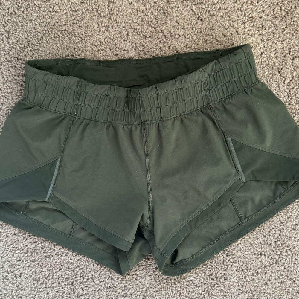 lululemon athletica Women's Athletic Shorts in Dark Green